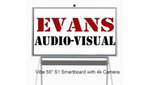 vibe 55″ s1 smartboard with 4k camera